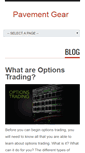 Mobile Screenshot of pavementgear.com