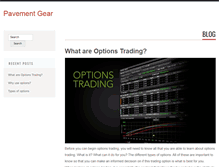 Tablet Screenshot of pavementgear.com